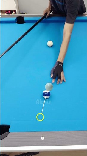 Accurate bank shot technique