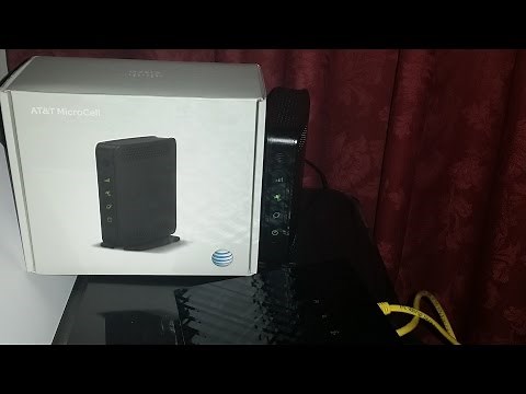 AT&T MicroCell Signal Booster Set-up (How To: Increase Cell Reception)