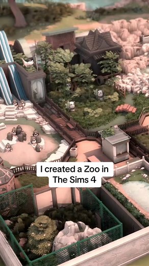 I created a Zoo in The Sims 4 #TheSims4 #sims4 #thesims4builds #sims #fblifestyle | K e l l y H a r t x