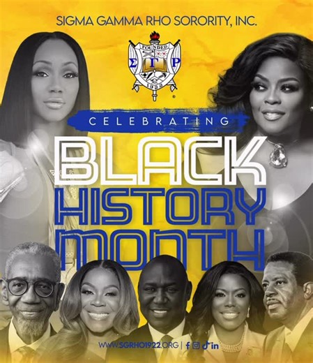 @sgrhozts | Happy Black History Month from the Greater Women of Sigma Gamma Rho Sorority, Incorporated! Join us as we celebrate Black History Month... | Instagram