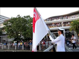 Singapore Navy Sunset Ceremonial during Navy@Vivo event