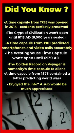 Time Capsules That Revealed Shocking Secrets 📦⏰