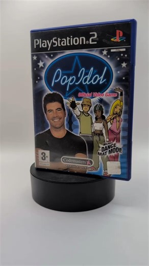 Pop Idol. Slowly Rotating Playstation Games.