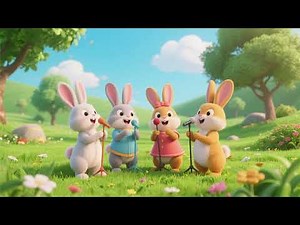 🐇🎶 Singing Rabbits on the Meadow | Nursery Rhymes & Kids Songs