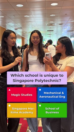 We tested people around campus on fun facts about Singapore Polytechnic and it was a blast! 💥How many of these did you get right? 🤨 🔥 With JAE starting today, get to know SP through our Kahoot Trivia and see what makes this place #sopossible 💫 #singaporepoly #speye #JAE2026