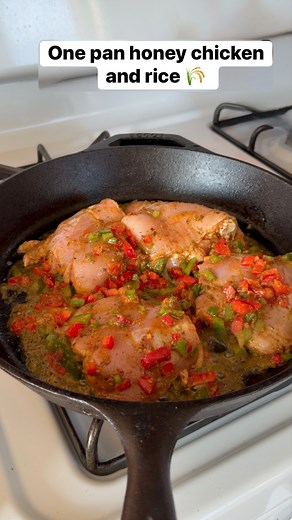You gotta try this! One pan honey chicken and rice 🍚 | A Life Less Scripted