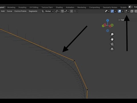 Blender 4.1 Show Direction Arrows