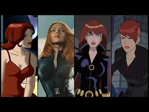 Black Widow Evolution in Movies & Cartoons (2018)