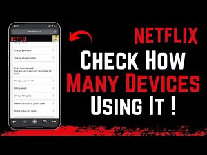 How to Check How Many Devices Using Netflix !