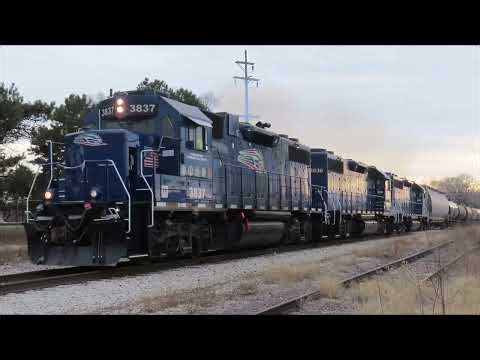 Keokuk Junction Rwy. Local at Peoria, IL - Jan. 2, 2026