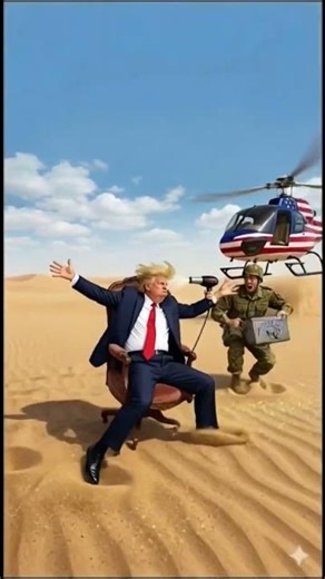 Trump Wakes Up After Traoré’s GOLD Explosion! Desert Comedy Animation 😂💥