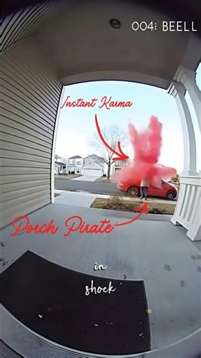 Porch Pirate BLINDS The Camera! 🔴💥