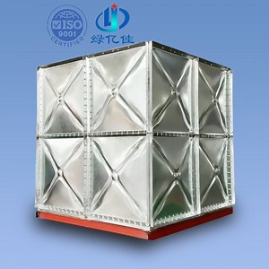 [Hot Item] Galvanized Steel Water Tank Fire Safety Galvanized Steel Water Storage Tank 200000 Liters Modular Solution for Industries