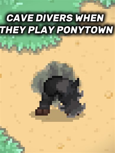 Exploring Underwater Caves in Pony Town