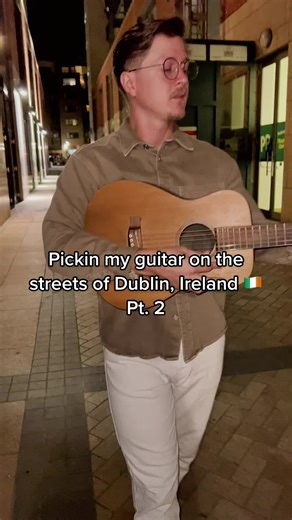 Alex Lambert Performs Emotional Song 'Crying in The Rain' on the Streets of Dublin
