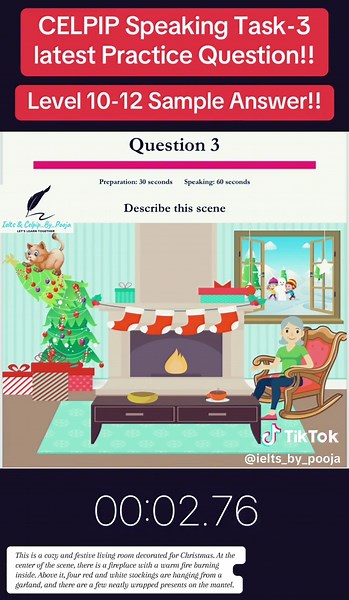 CELPIP Speaking Task-3 “Describe a scene” practice question with level 10-12 sample answer!! #celpip #celpipbypooja #celpipspeaking #celpiptests🇨🇦 #celpipmaterial #celpiptraining #celpippreparation #celpipgeneral