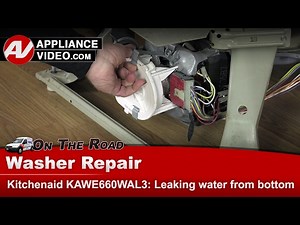 Drain Pump repair & Diagnostic - KitchenAid, Whirlpool & Roper washer