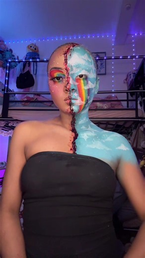 Rainbow Blood SFX Makeup Tutorial