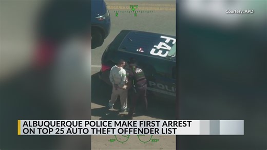 Albuquerque police arrest accused car thief