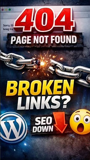 Broken Links Ruin Your SEO! Fix 404 Errors in WordPress ⚠️ | Broken Link Checker #wordpresstips