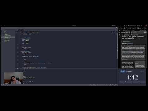 a man coding without AI for 8 minutes