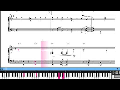 枯葉 / Autumn Leaves ピアノソロ 楽譜動画