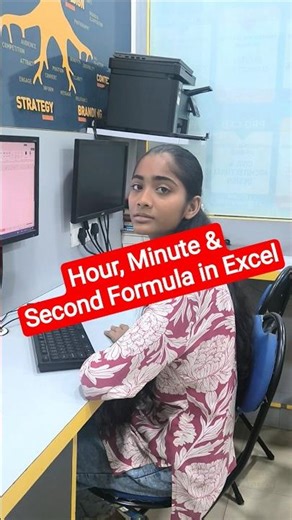 Excel Tricks 🔥| Hour Minute and Second Formulas in Excel | Hour Minute and Second Function | #shorts