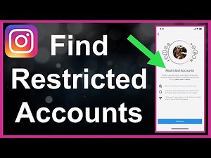 How To Find A Restricted Account On Instagram