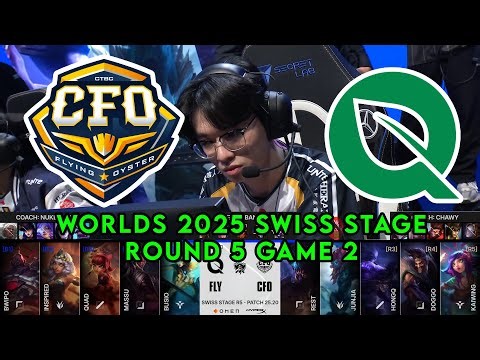 CFO vs FLY Game 2 | World Championship 2025 Swiss Stage Round 5 | CTBC Flying Oyster vs FlyQuest G2
