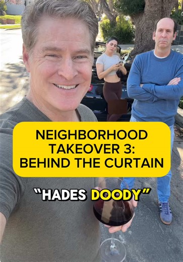 Wonder why the neighborhood is so aesthetically pleasing? It’s time you met the wizard behind the curtain. #neighborhood #satire #takeover #manbehindthecurtain #hoa