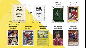 Top Loaders for Cards (100 Set + Sleeves) Card Protectors Hard Plastic - Card Top Loader - Toploader Card Protectors - Toploaders 3x4 Regular - Trading Card Top Loaders - Baseball Card Top Loaders