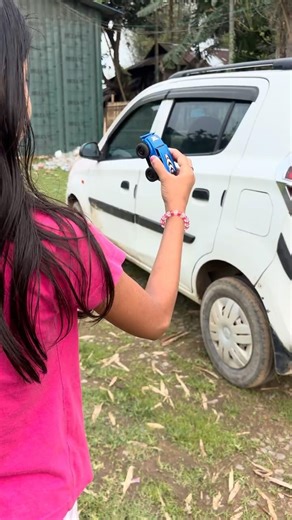 Remote control baby girl speed racing car test 😱😲 #shorts #car