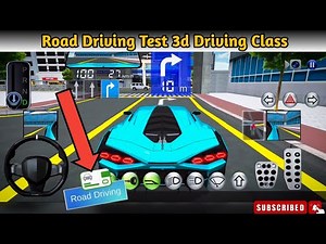 How to easily Pass Road driving Test in 3d driving class 2 in 2025 | Full Tutorial