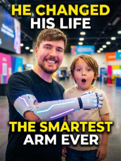 MrBeast changes a child’s life by making his dream come true and gifting him the world’s most advanced bionic arm. #FYP #ForYou #Viral #Trending #USA #ForYou