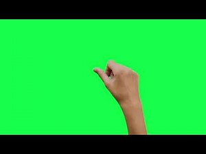 FREE Green screen hand gestures