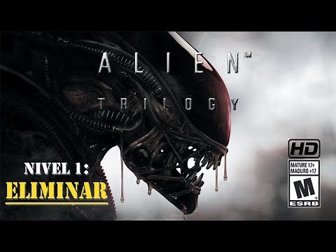 👽 ALIEN TRILOGY [Ps1] Español - Nivel 1: Entrance - Entrada (Gameplay) Psx/PsOne
