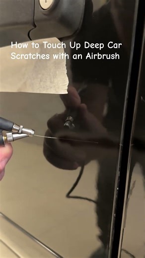 How to Touch Up Deep Car Scratches with an Airbrush