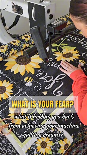 4.3K views · 20 reactions | What's holding you back from machine quilting? We all have fears, but remember, every expert was once a beginner. Let's conquer those fears together! Check out my FREE CLASS and get started today! https://www.piecenquilt.com/products/2154529?_pos=1&_psq=Fre&_ss=e&_v=1.0 #QuiltingJourney #OvercomingFears #MachineQuilting #SewingCommunity #BeginnerQuilter | Piece N Quilt | Facebook