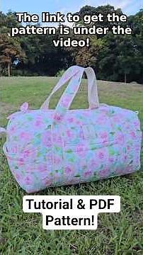 Sew a #quiltedbag #travelbag #bag - #diy #sewing #tutorial #pattern #sewingpattern #sewingdiy