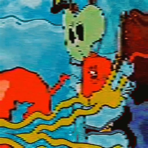 Kazzy on Instagram: "I should have a vid with more effort put in it by this weekend #meme #memes #spongebob #glitchart"