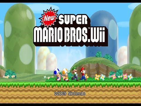 Wii Longplay [021] New Super Mario Bros. Wii (Part 1 of 3)