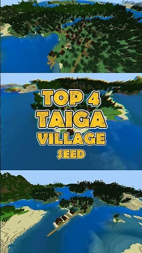 🔥 BEST TAIGA VILLAGE SEEDS | Minecraft 1.21 Bedrock