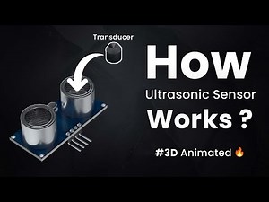 How Ultrasonic Sensor Works ? | 3D Animated 🔥