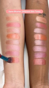 Same shade, same glow, different tone💖⁠ Here’s how Love Steady Shimmer Blush wears on different skin tones✨⁠ ⁠ ✨8 shades ⁠ | $10⁠ Which shade are you trying first?⁠ ⁠ #MoiraCosmetics #MOIRA #LoveSteadyShimmerBlush #New | Moira Cosmetics