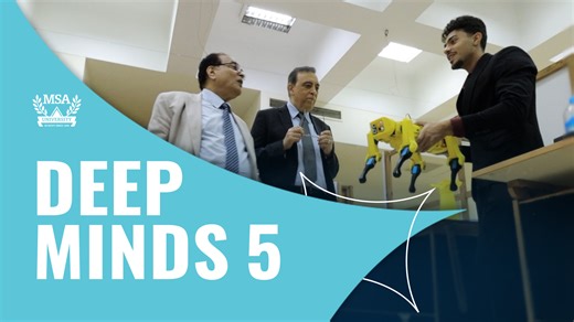 Pushing Boundaries with Innovation! 💻✨ Our Computer Science students showcased their talent and creativity through more than 120 outstanding projects at the 5th Edition of Deep Minds, hosted by the Faculty of Computer Science at MSA University. Watch the video to see the highlights! Apply now to the Faculty of Computer Science: http://tiny.cc/4s3q001 #MSAUniversity #DeepMinds2025 #MSA_CS | MSA University