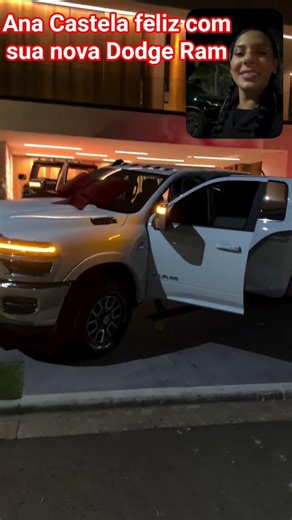 Ana Castela mostra sua nova Dodge Ram #shorts #anacastelacantora