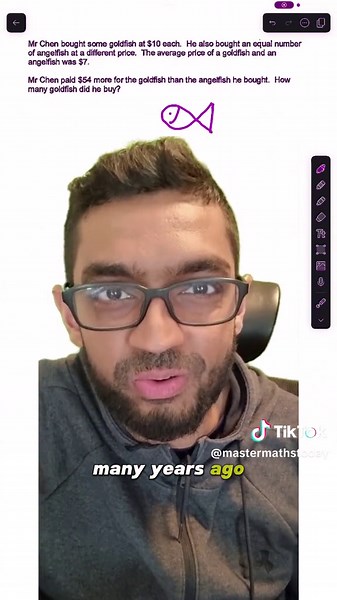 PSLE Math Fish Question Solution 2013