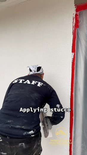1.4K views | ✨ Applying stucco from the first stroke to the final finish. First we spread it on, then we floated it — and here’s the final result! 隣 A clean, smooth surface ready to shine. ✨ #Project2025 #longisland #constructionprogress #homebuilding #constructionequipment #legacypremier #stucco #basecoat | Premier Legacy | Facebook