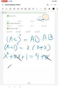 ​Tangent-Secant Theorem | Step-by-Step Problems & Solutions 📐✨