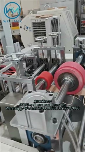 Automatic Robot Clamp Flat/Twisted Rope Paper Handle Pasting Machine for Shopping Bag Making Machine